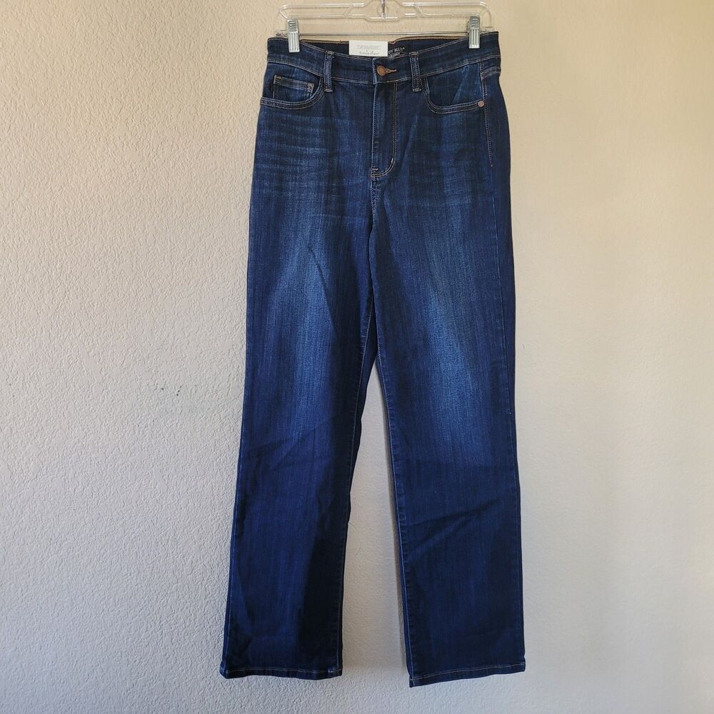 Judy Blue High Waist Straight Fit Dark Wash Denim Jeans Size 9 / 29 Stretchy Nwt